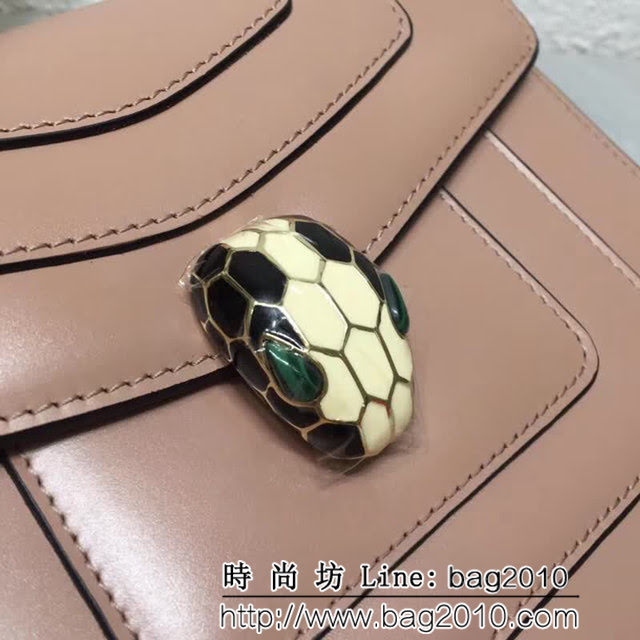 BVLGARI寶格麗 進口牛皮 時尚百搭 小號 鏈條單肩斜挎包 34559 FYD1128